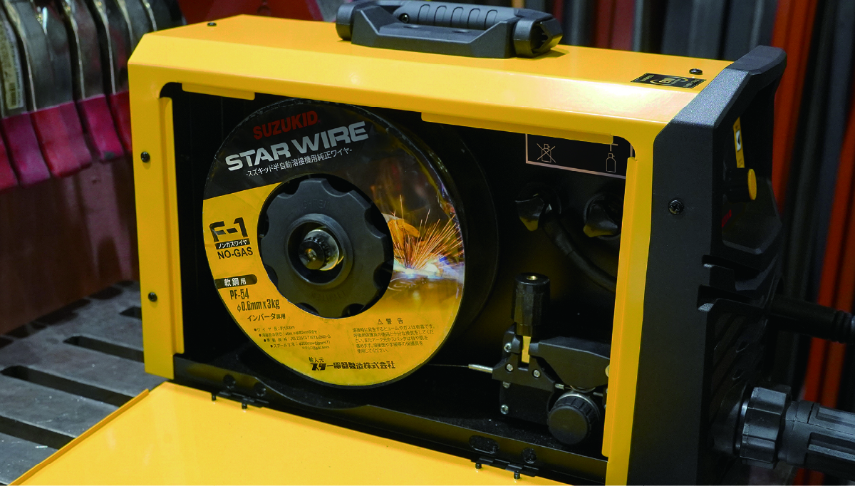 大巻ワイヤ取付可能